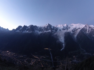 View from Brévent during Marathon de Mont Blanc Race Report 26/6 2015. Morten Engmark
